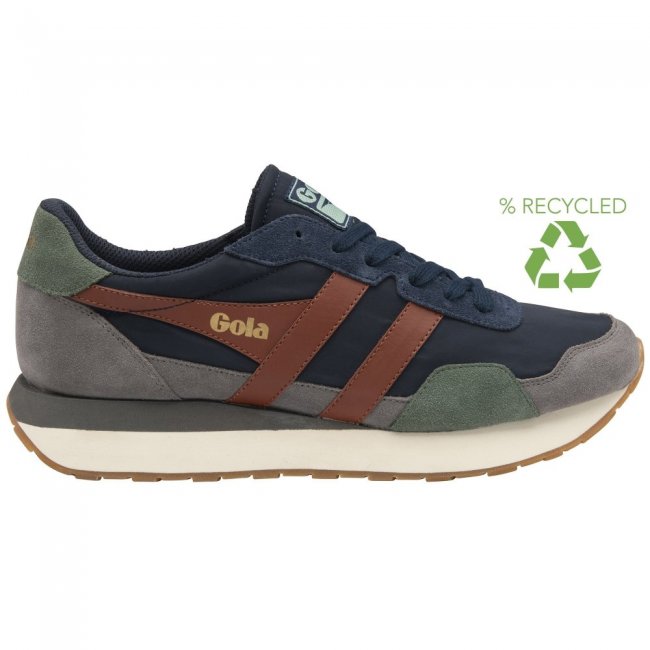 Gola Classics Men's Indiana Sneakers - Navy/Ash/Rust