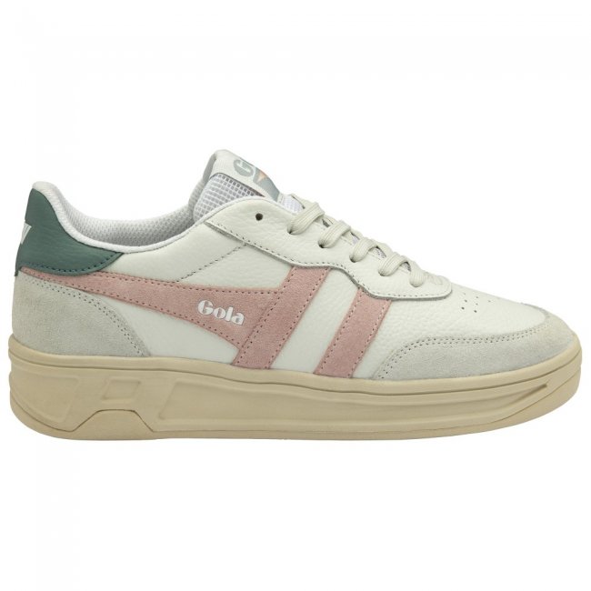 Gola Classics Women's Topspin Sneakers - White/Chalk Pink/Slate