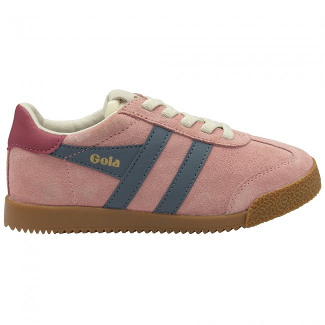 Gola Classics Kids' Elan Sneakers - Coral Pink/Moonlight/Raspberry