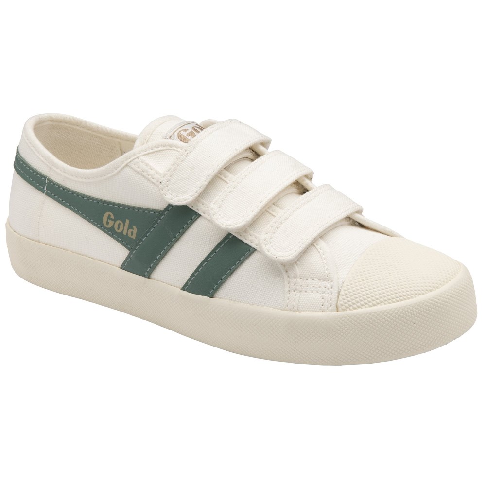 Vegan Gola Classics Women's Coaster Strap - Off White/Green Mist