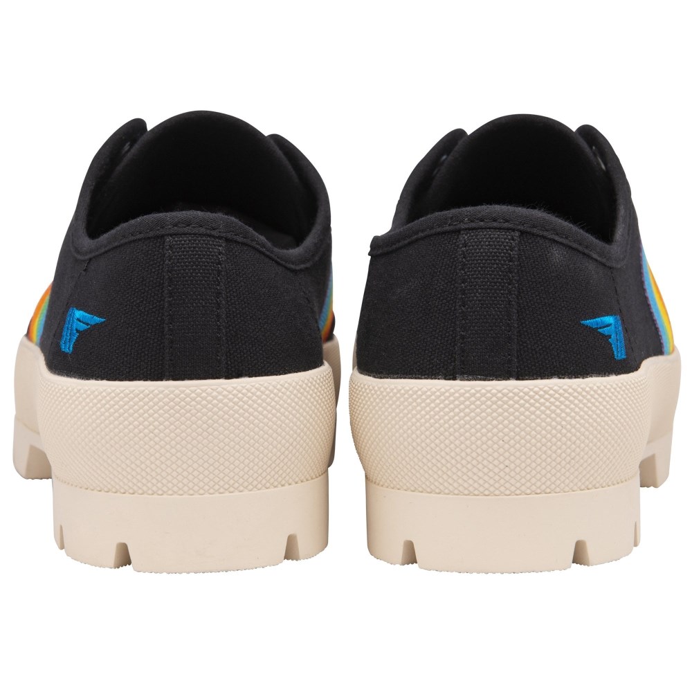 Vegan Gola Classics Women's Coaster Peak Rainbow - Black/Multi