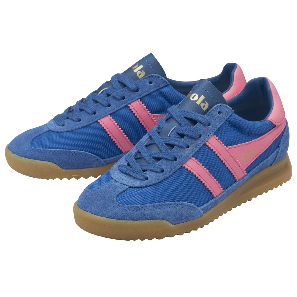 Gola Classics Women's Tornado Sneakers - Sapphire/Fluro Pink