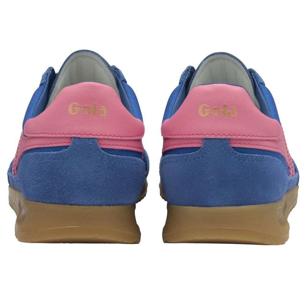 Gola Classics Women's Tornado Sneakers - Sapphire/Fluro Pink