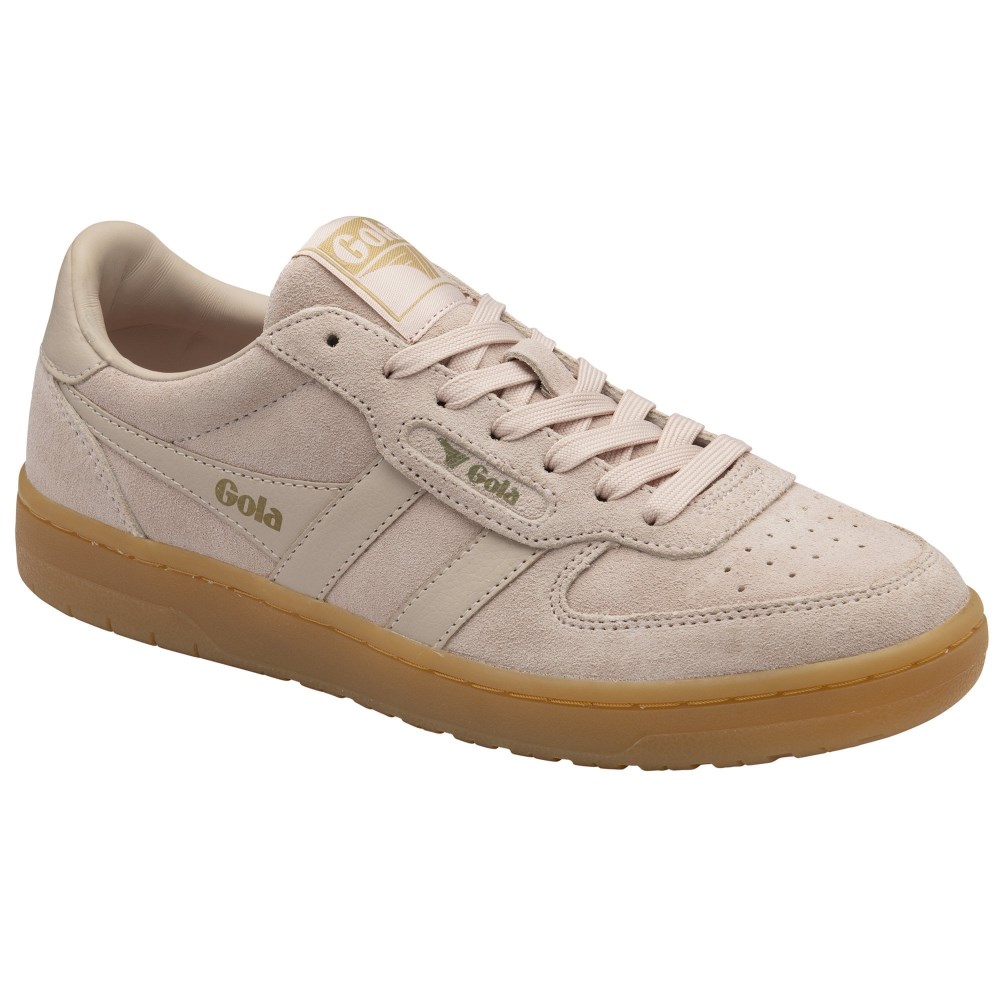 Gola Classics Women's Hawk Suede '86 Sneakers - Rose/Gum