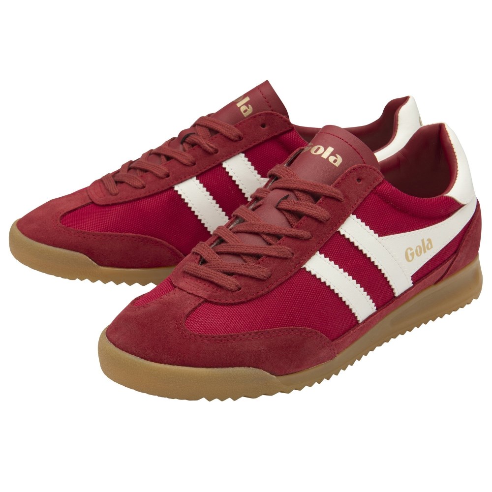 Gola Classics Men's Tornado Sneakers - Deep Red/Off White