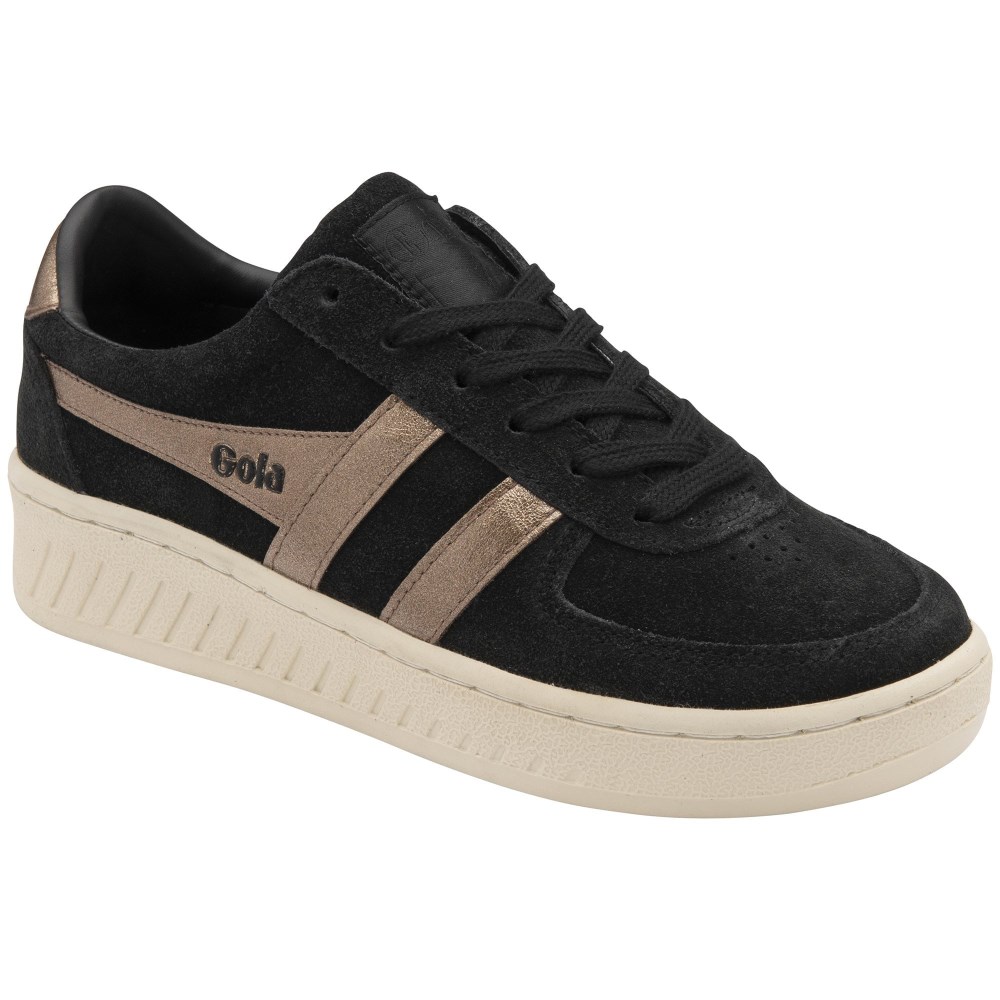 Gola Classics Women's Grandslam Flame Sneakers - Black/Copper