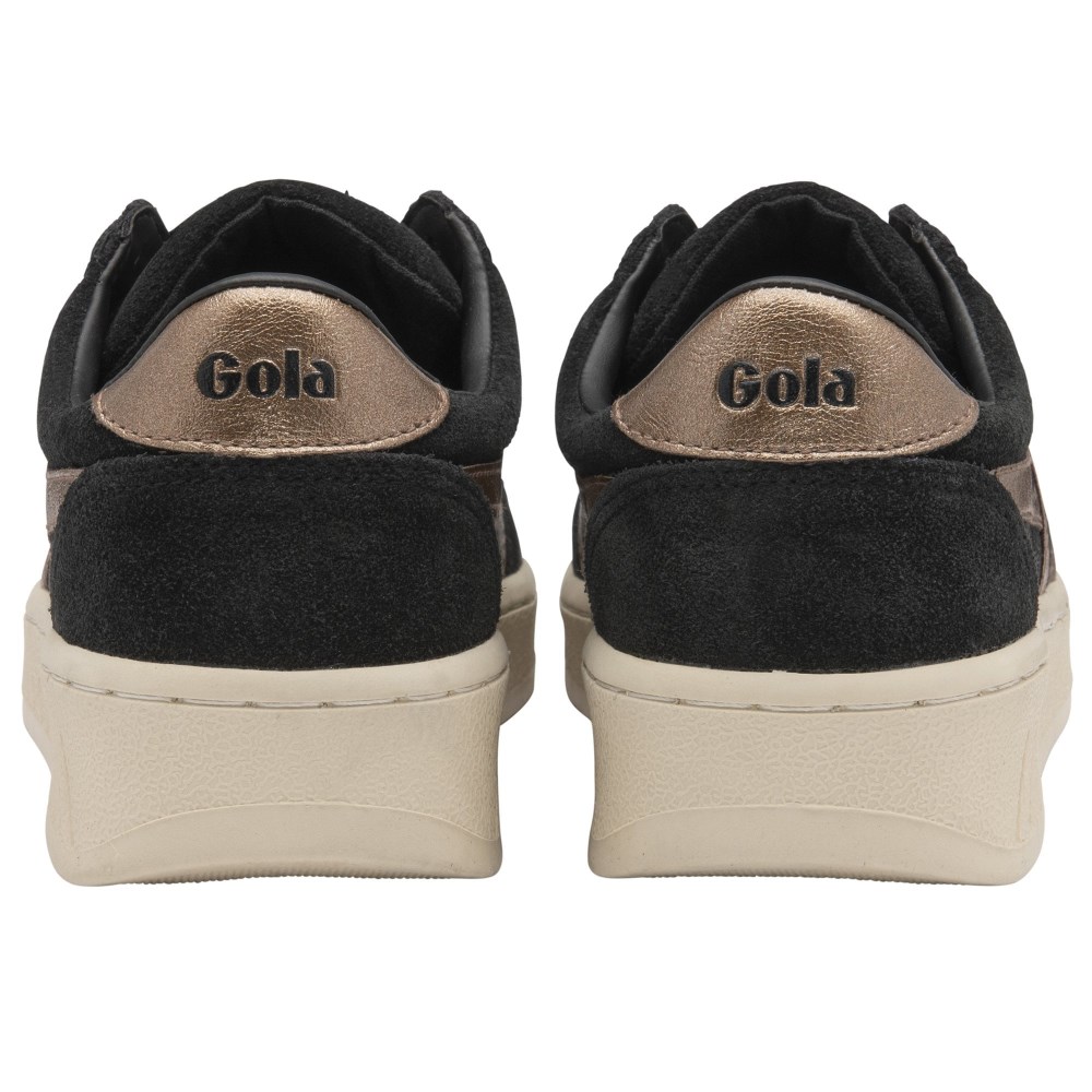 Gola Classics Women's Grandslam Flame Sneakers - Black/Copper