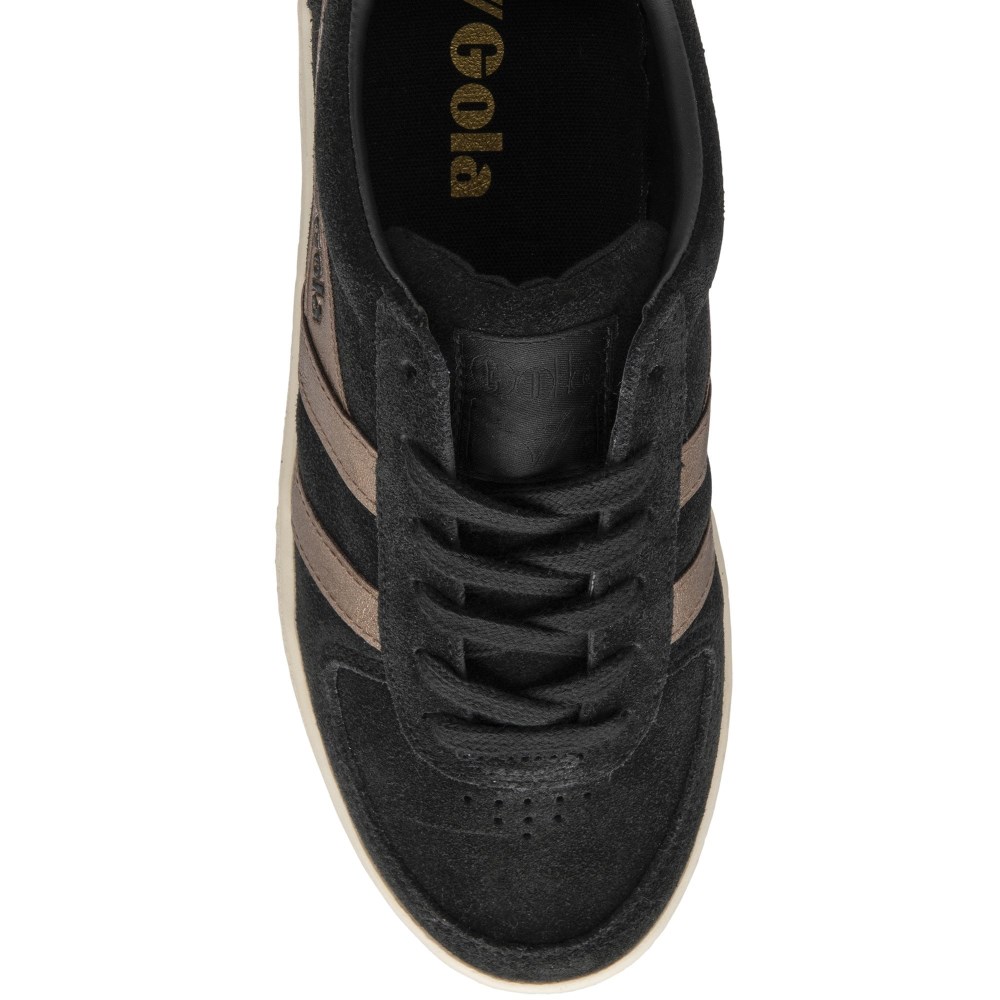 Gola Classics Women's Grandslam Flame Sneakers - Black/Copper