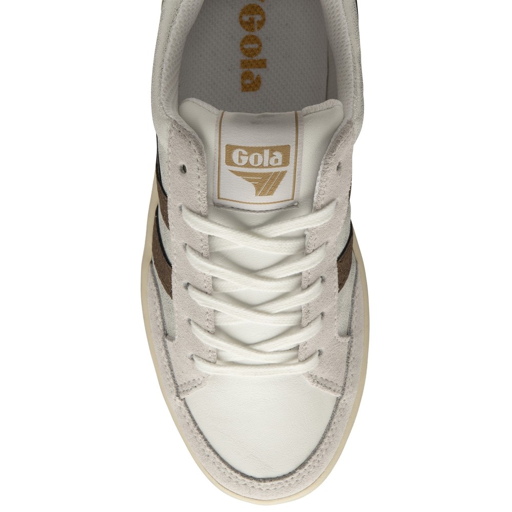 Gola Classics Women's Superslam Blaze Sneakers - White/Copper/Navy
