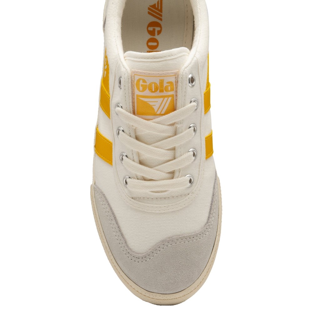 Gola Classics Women's Badminton Sneakers - Off White/Sun