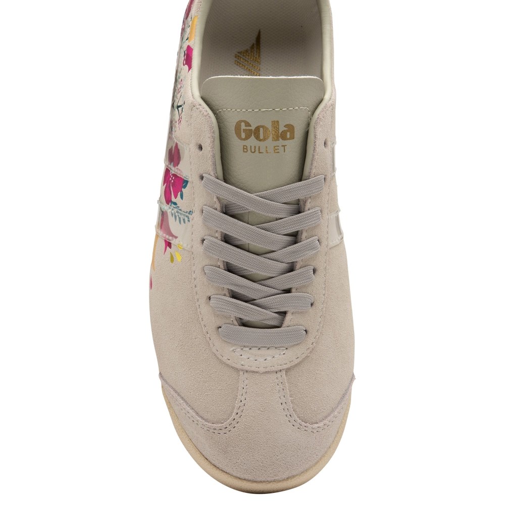 Gola Classics Women's Bullet Floral Sneakers - Off White/Clear/Multi