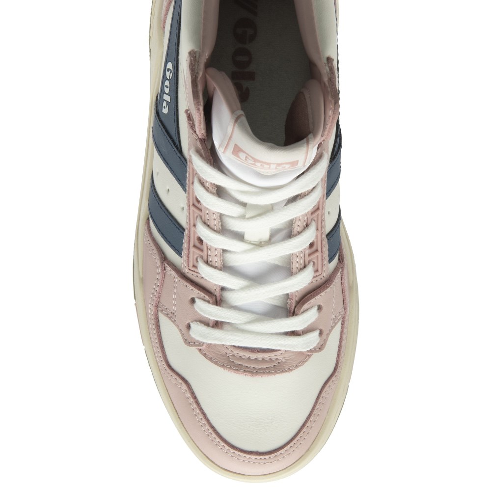 Gola Classics Women's Challenge High Sneakers - White/Chalk Pink/Moonlight