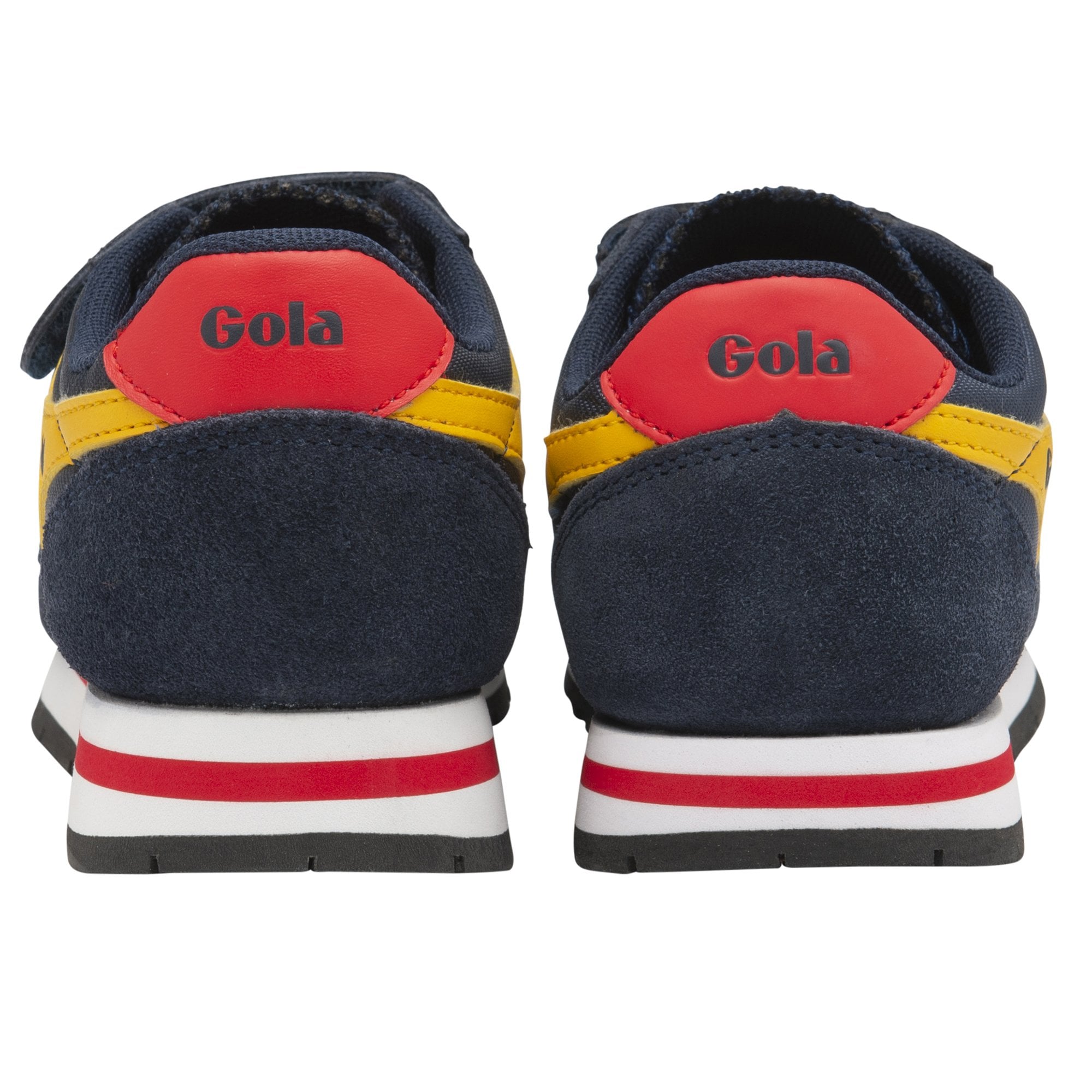 Gola Classics Kids' Daytona Strap Sneakers - Navy/Sun/Red