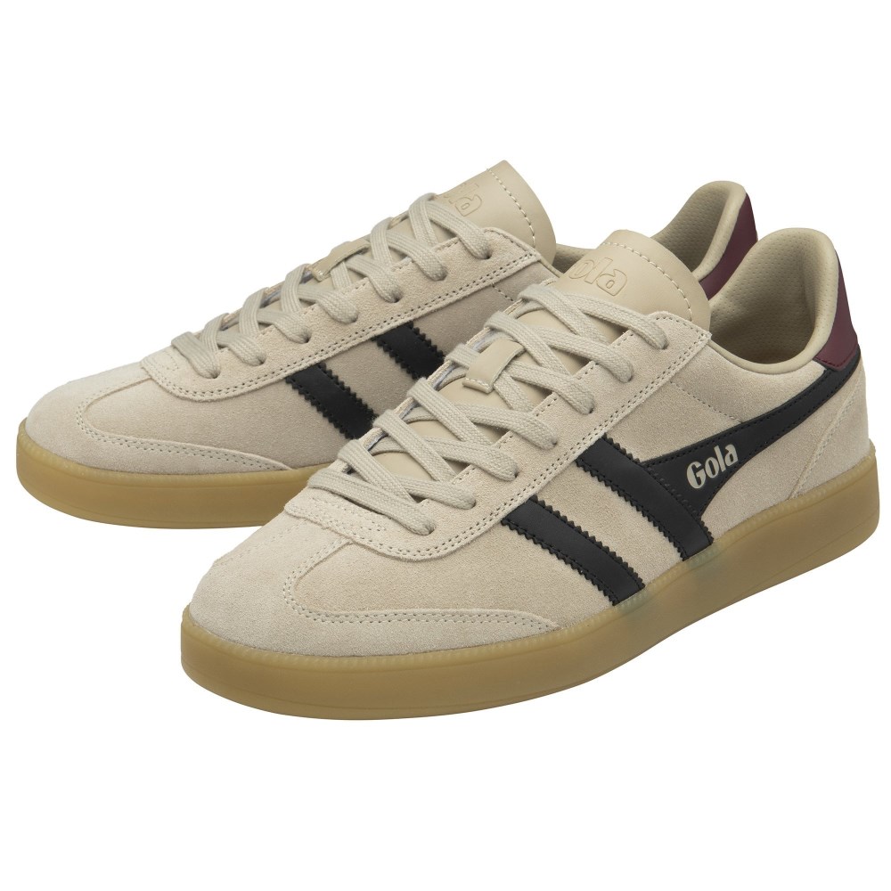 Gola Classics Men's Viper Sneakers - Bone/Black/Red Ochre/Gum