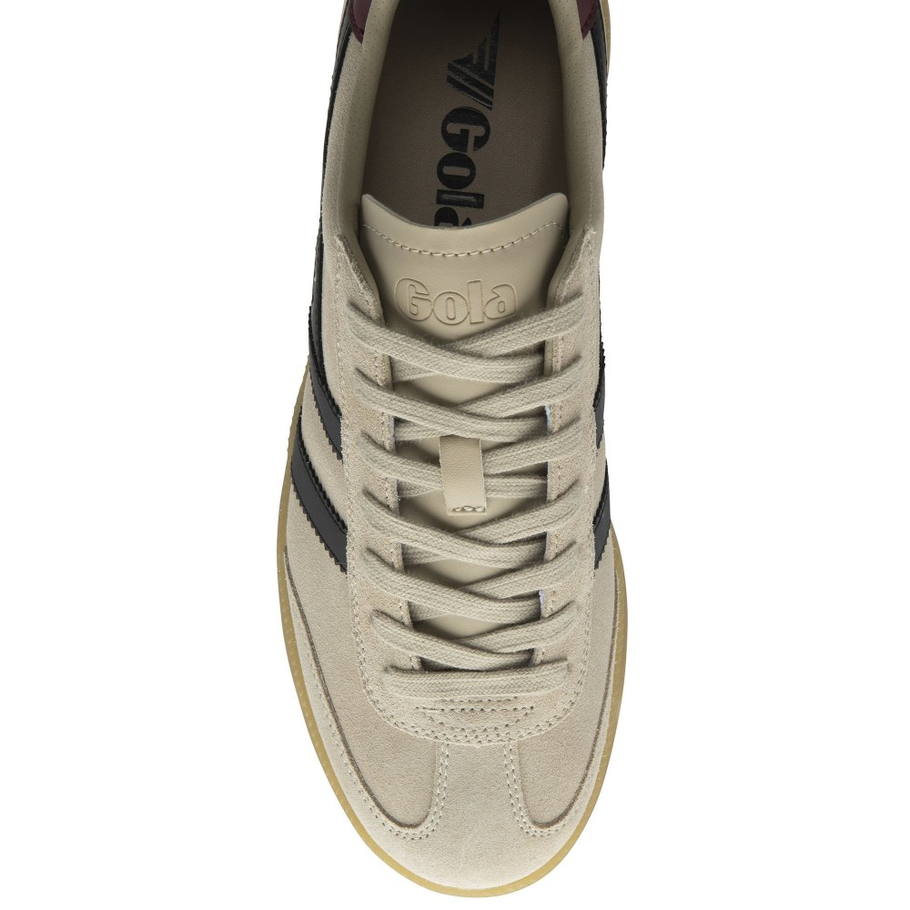 Gola Classics Men's Viper Sneakers - Bone/Black/Red Ochre/Gum