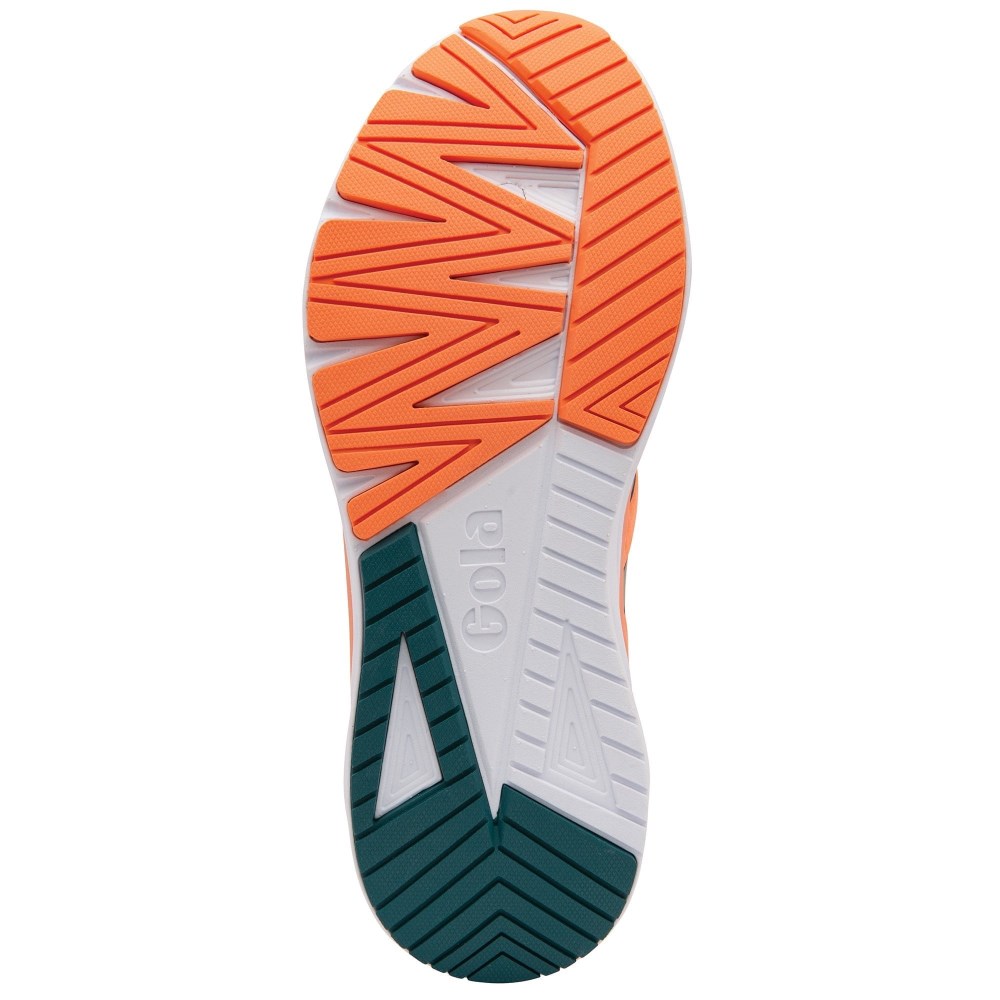 Gola Performance Women's Typhoon Sneakers - Hot Coral/Silver/Baltic