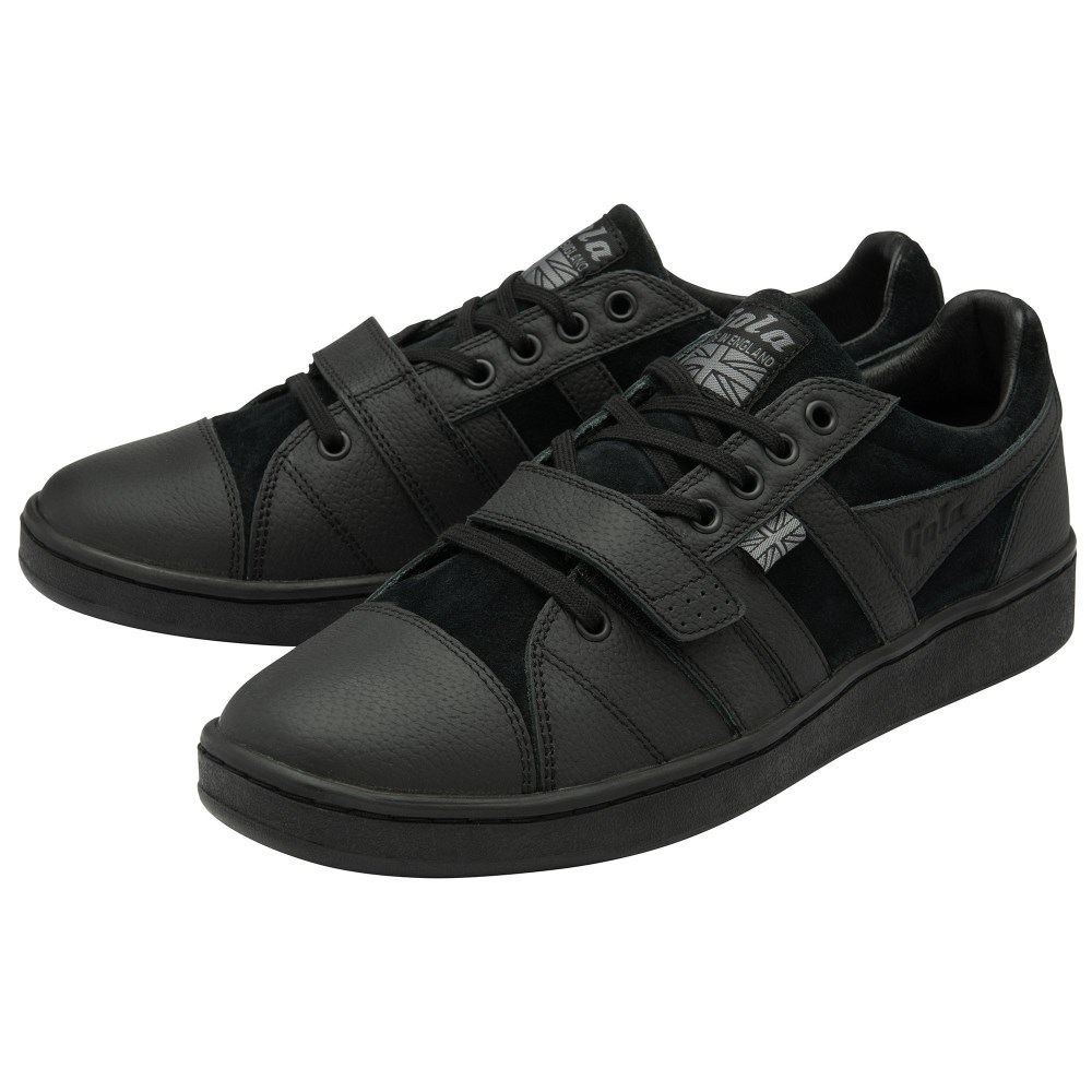 Gola Made in England - 1905 Men's Sentry Engineered Garment Sneakers - Black/Black