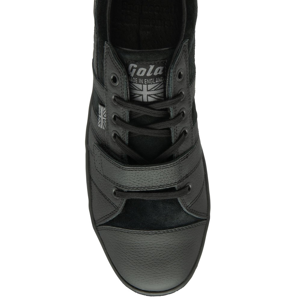 Gola Made in England - 1905 Men's Sentry Engineered Garment Sneakers - Black/Black