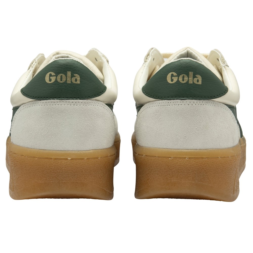 Gola Classics Men's Grandslam Elite Sneakers - Off White/Evergreen/Gum