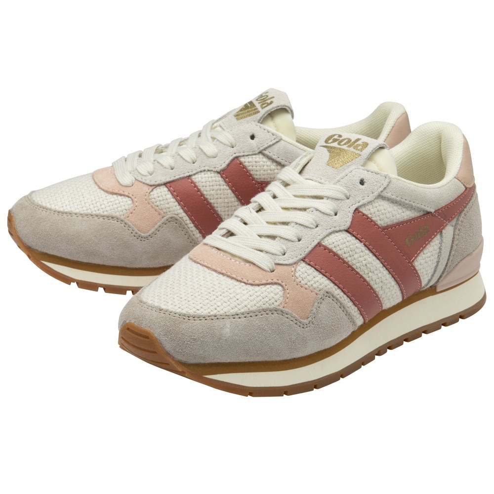 Gola Classics Women's Colorado Sneakers - Off White/Feather Grey/Clay