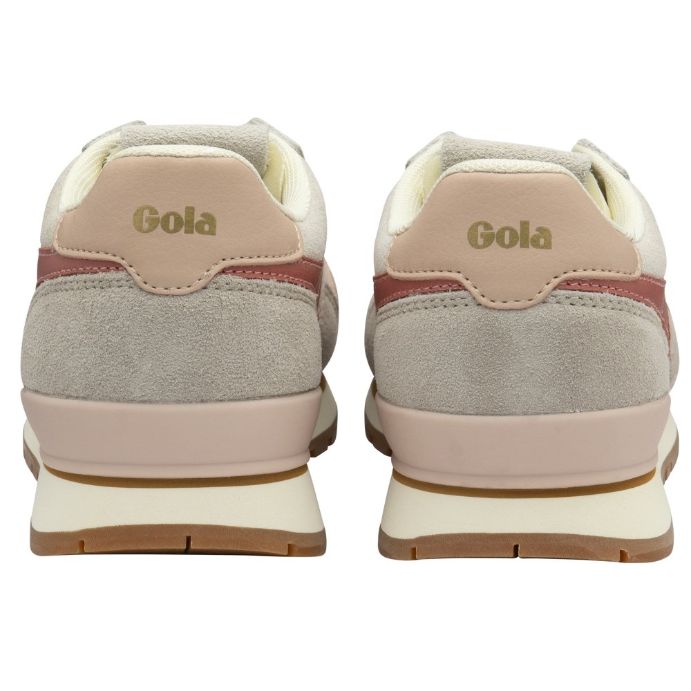 Gola Classics Women's Colorado Sneakers - Off White/Feather Grey/Clay