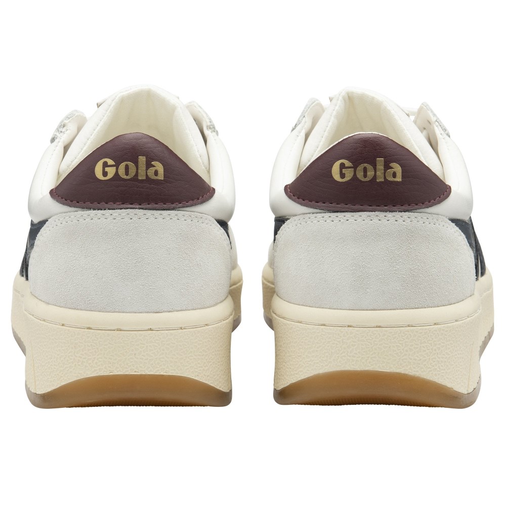 Gola Classics Men's Grandslam Classic Sneakers - White/Navy/Burgundy