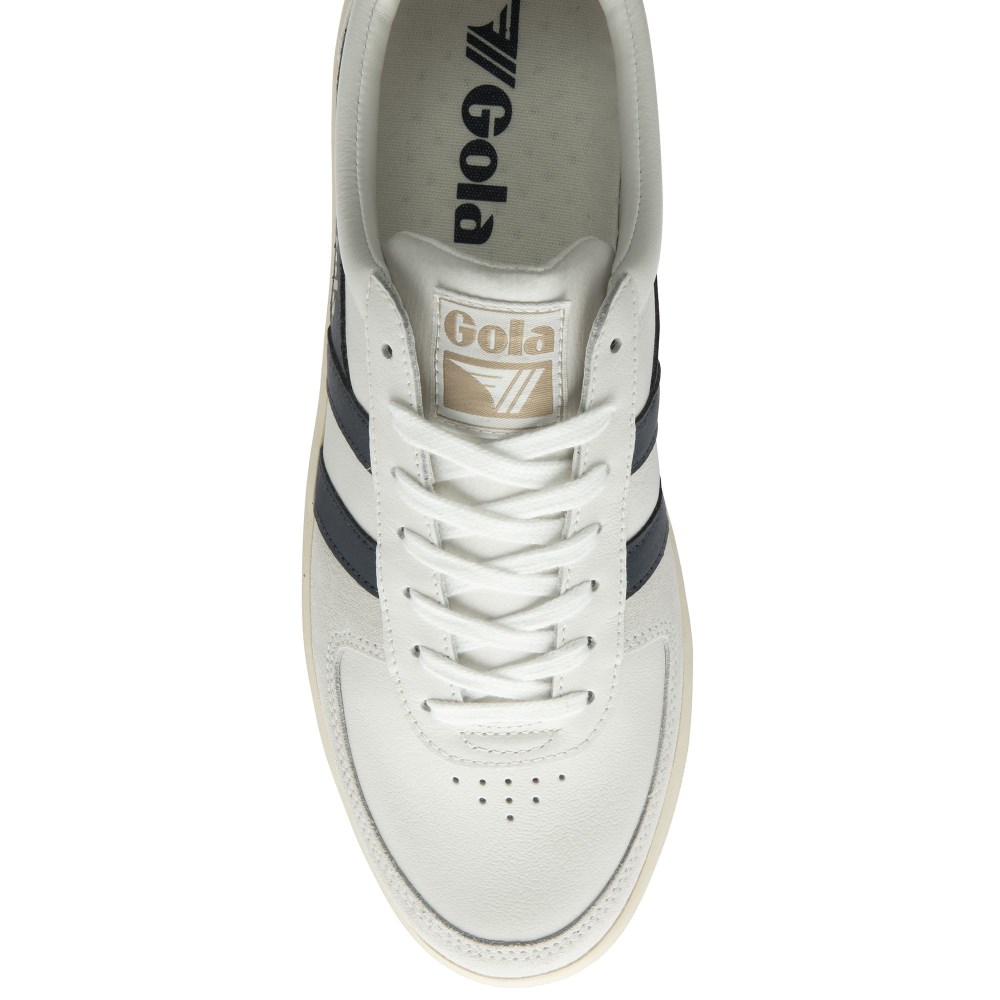 Gola Classics Men's Grandslam Classic Sneakers - White/Navy/Burgundy