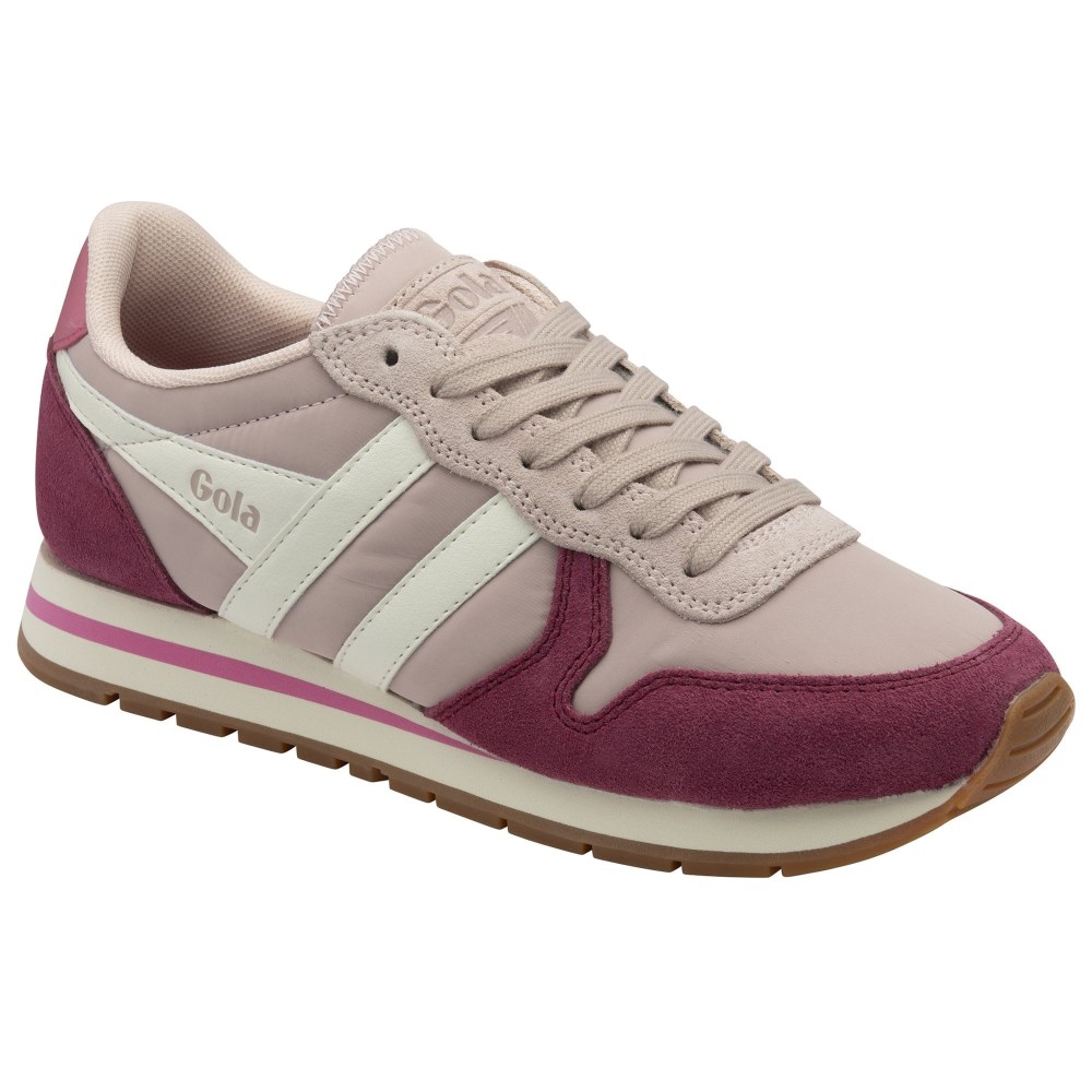 Gola Classics Women's Daytona Chute Sneakers - Rose/Cerise/Off White