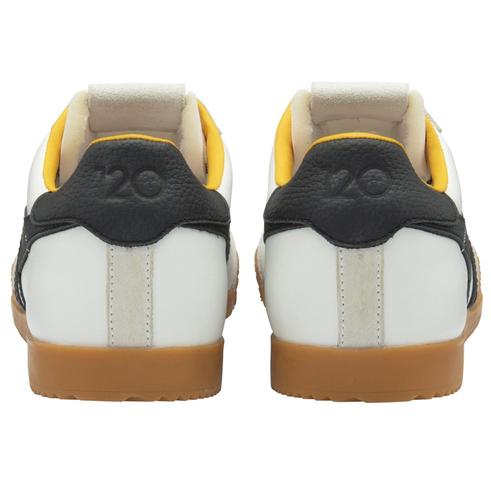 Gola Classics Men's Elan 120 Leather Sneakers - White/Black
