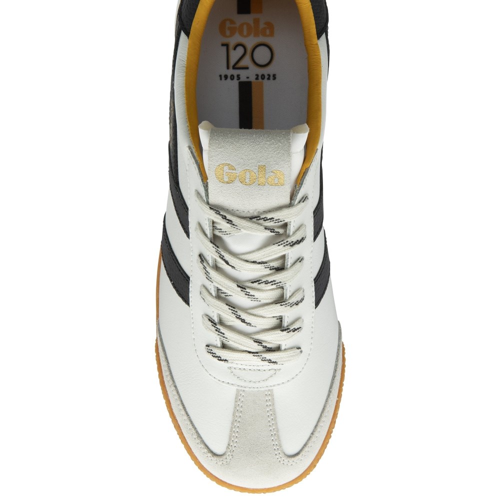 Gola Classics Men's Elan 120 Leather Sneakers - White/Black