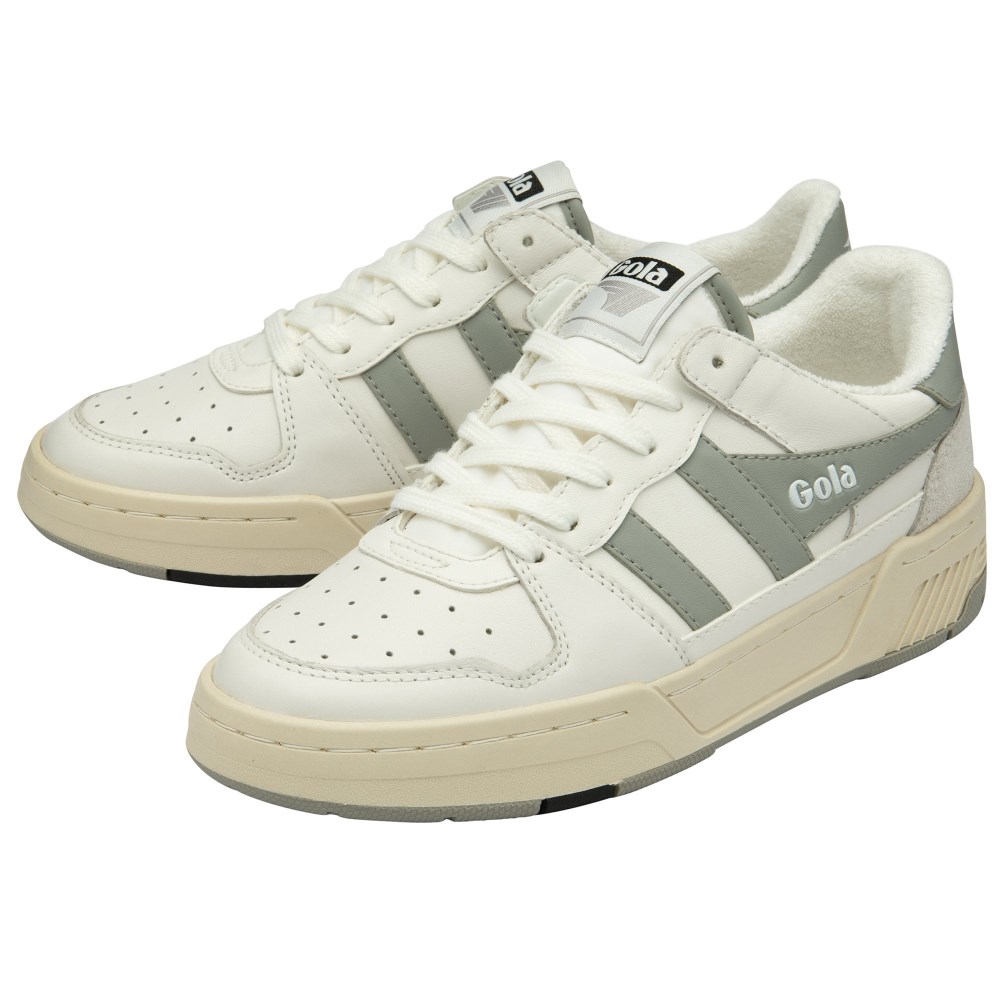 Gola Classics Women's Allcourt Sneakers - White/Light Grey