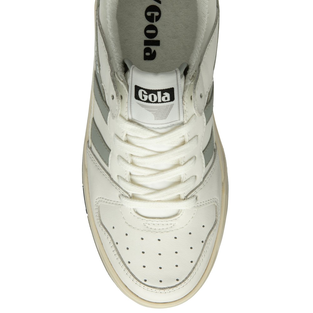 Gola Classics Women's Allcourt Sneakers - White/Light Grey