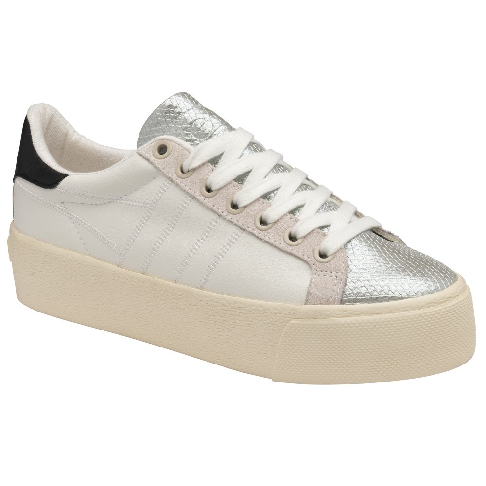 Gola Classics Women's Orchid Platform Viper - White/Silver