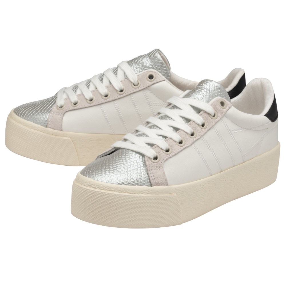 Gola Classics Women's Orchid Platform Viper - White/Silver