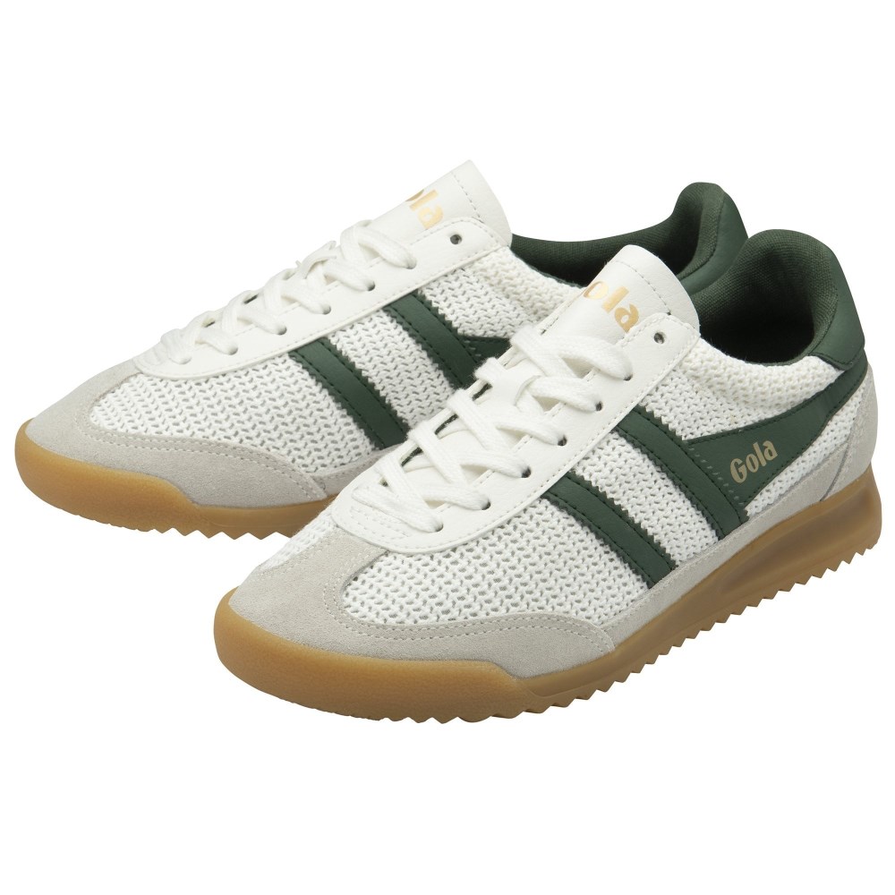 Gola Classics Women's Tornado Zephyr Sneakers - Off White/Evergreen