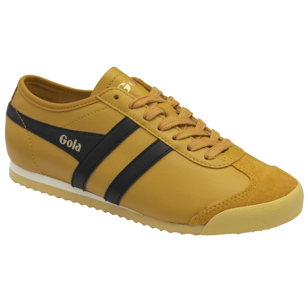 Gola Classics Women's Race Leather Sneakers - Sun/Black