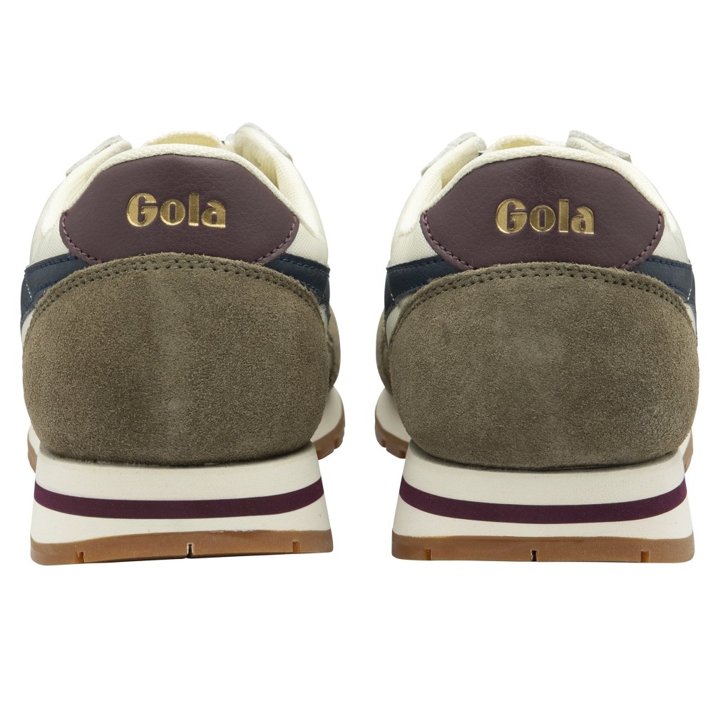 Gola Classics Men's Daytona Sneakers - Off White/Khaki/Navy