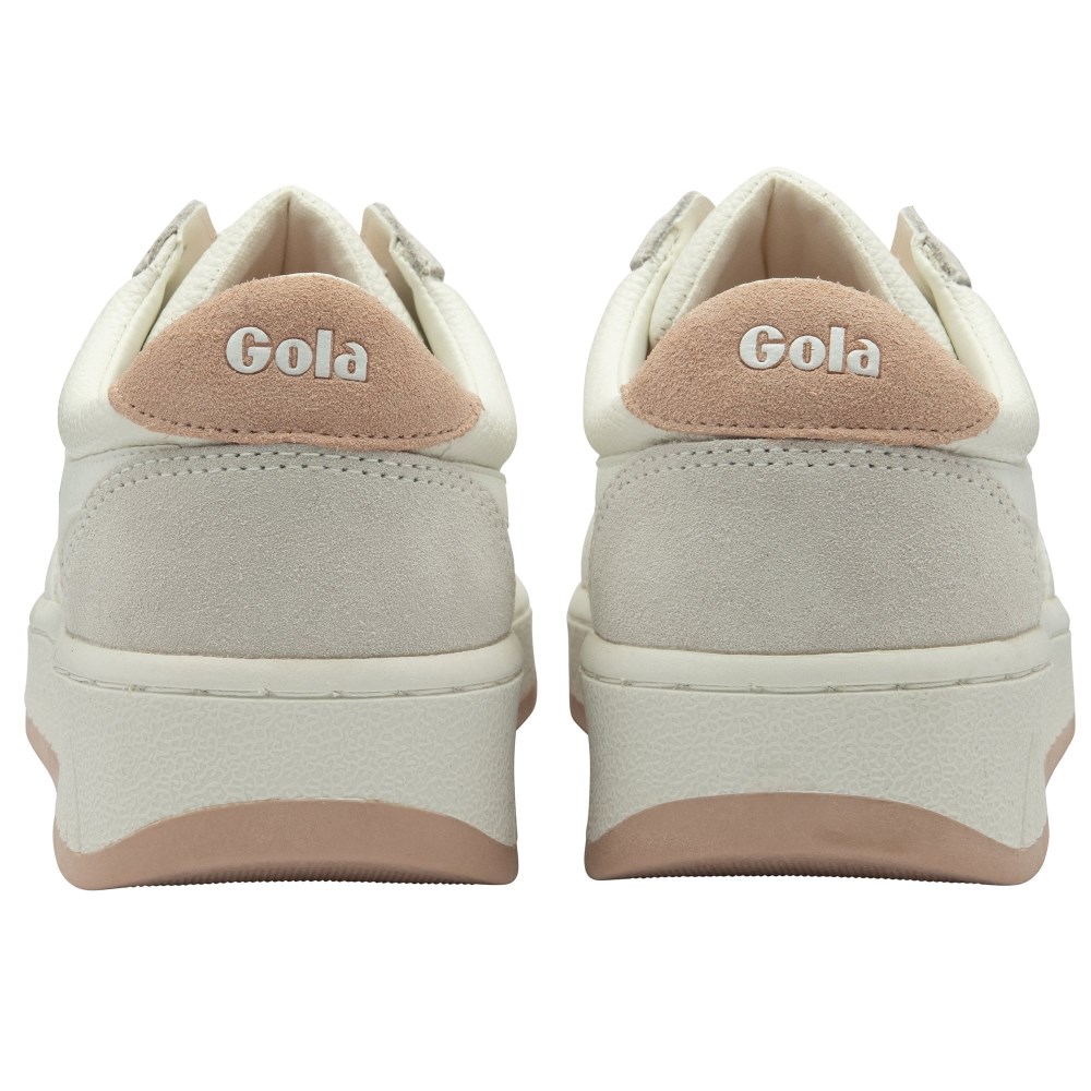 Gola Classics Women's Grandslam '88 Sneakers - White/White/Pearl Pink