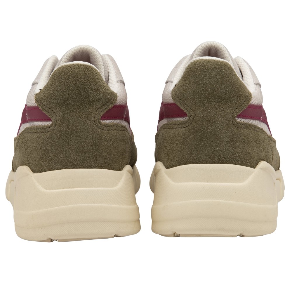 Gola Classics Women's Tempest Sneakers - Off White/Khaki/Raspberry