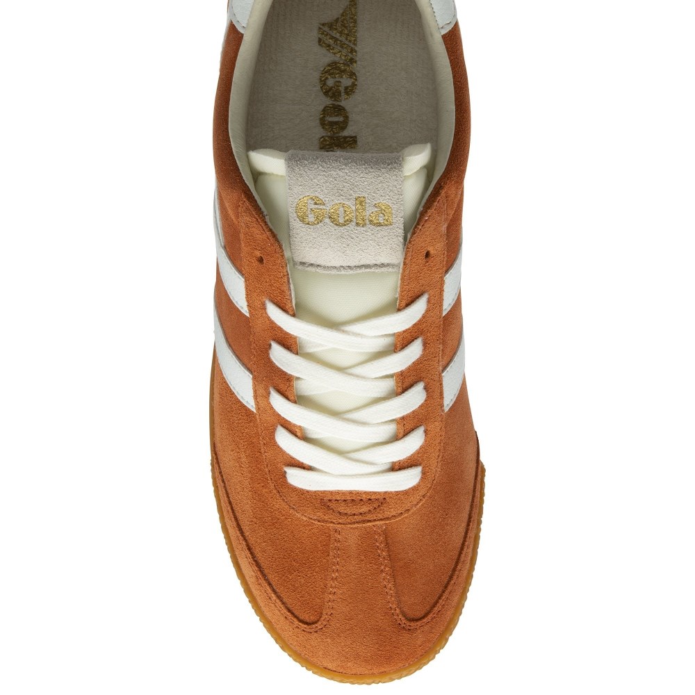 Gola Classics Men's Elan Sneakers - Moody Orange/White