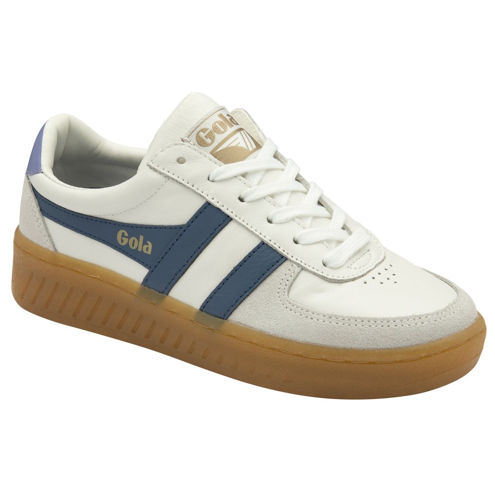 Gola Classics Women's Grandslam Elite Sneakers - White/Moonlight/Lavender/Gum