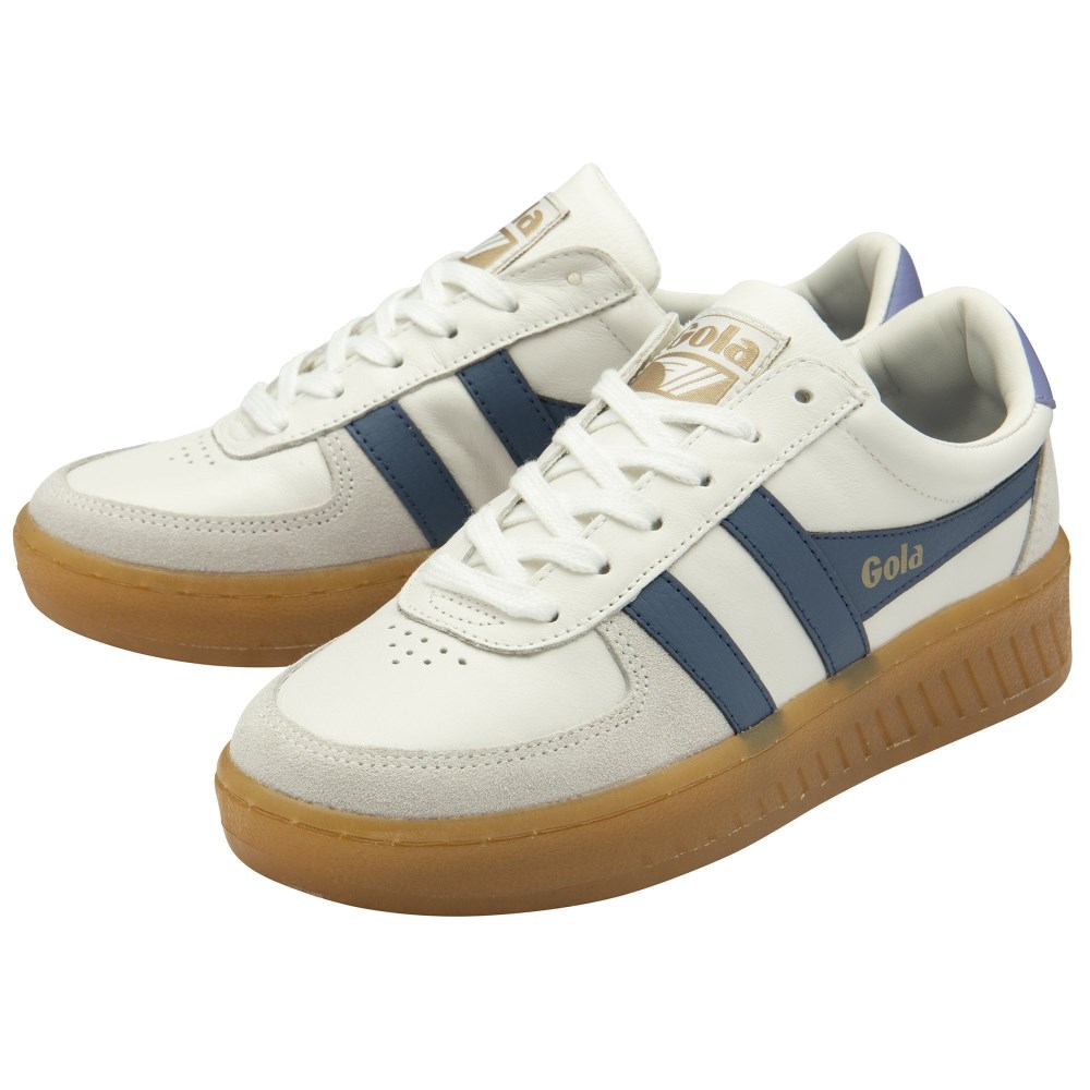 Gola Classics Women's Grandslam Elite Sneakers - White/Moonlight/Lavender/Gum