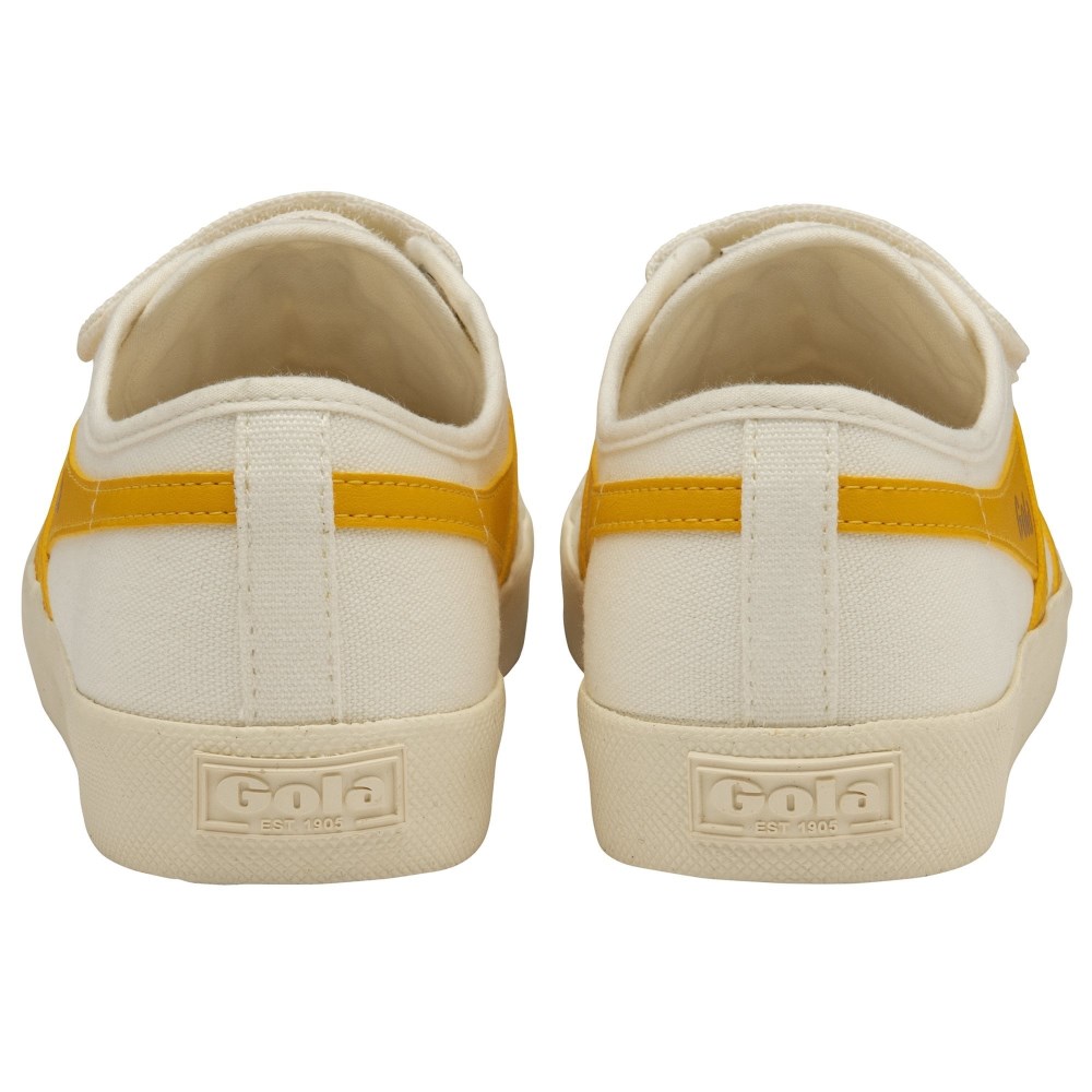 Vegan Gola Classics Women's Coaster Strap Sneakers - Off White/Sun
