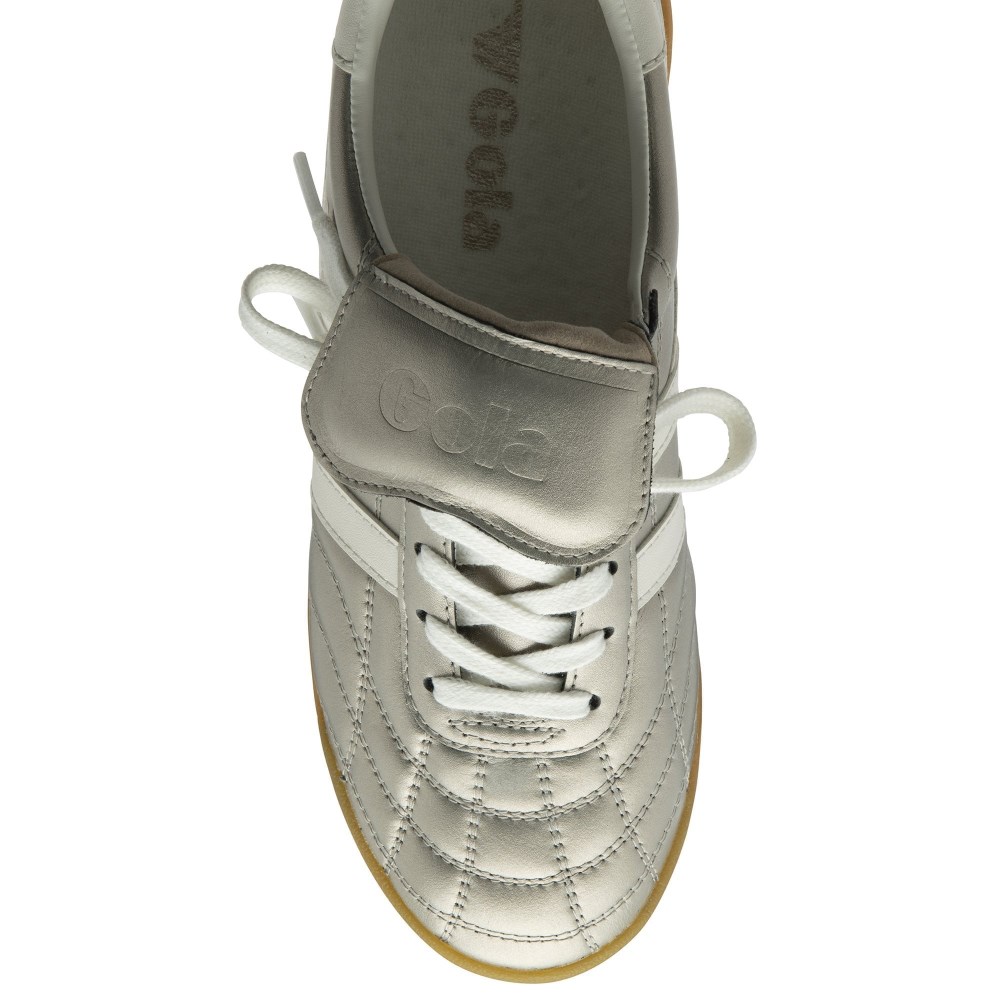 Gola Classics Sheerluxe Women's Stadium '86 Sneakers - Champagne/Off White