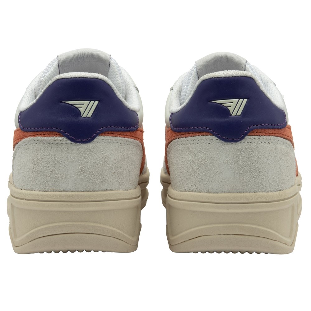 Gola Classics Women's Topspin Sneakers - Off White/Hot Coral/Royal Purple