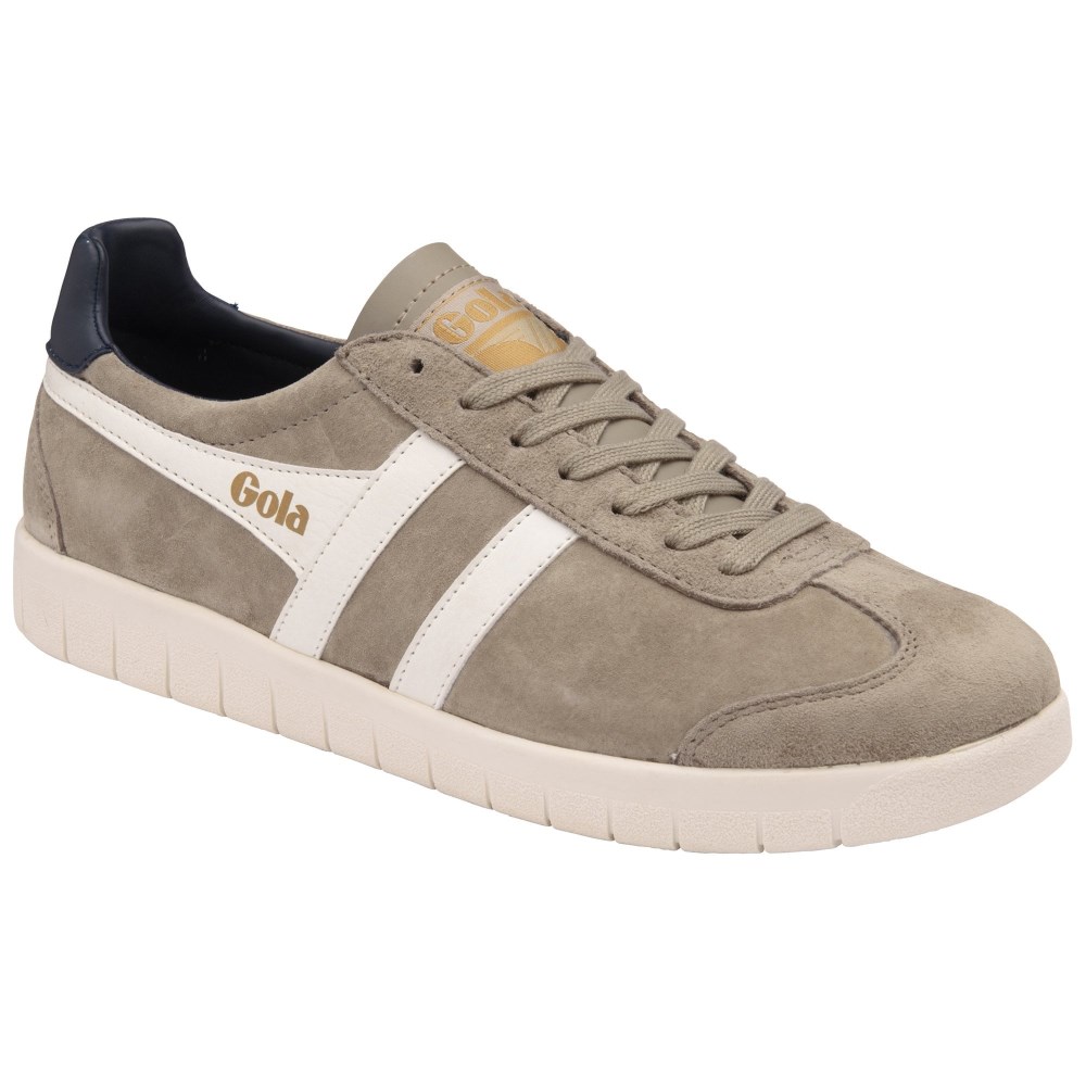 Gola Classics Men's Hurricane Suede Sneakers - Rhino/Off White/Navy