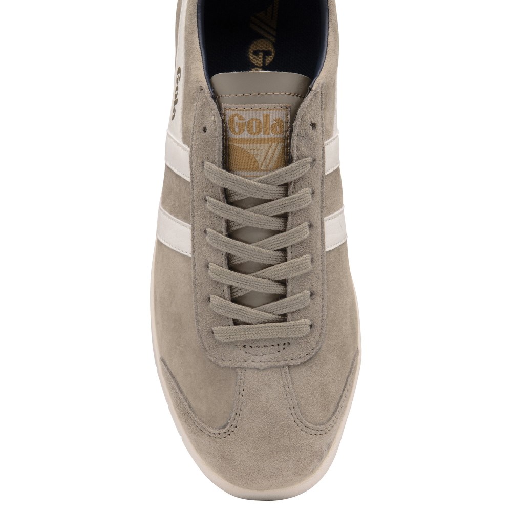 Gola Classics Men's Hurricane Suede Sneakers - Rhino/Off White/Navy