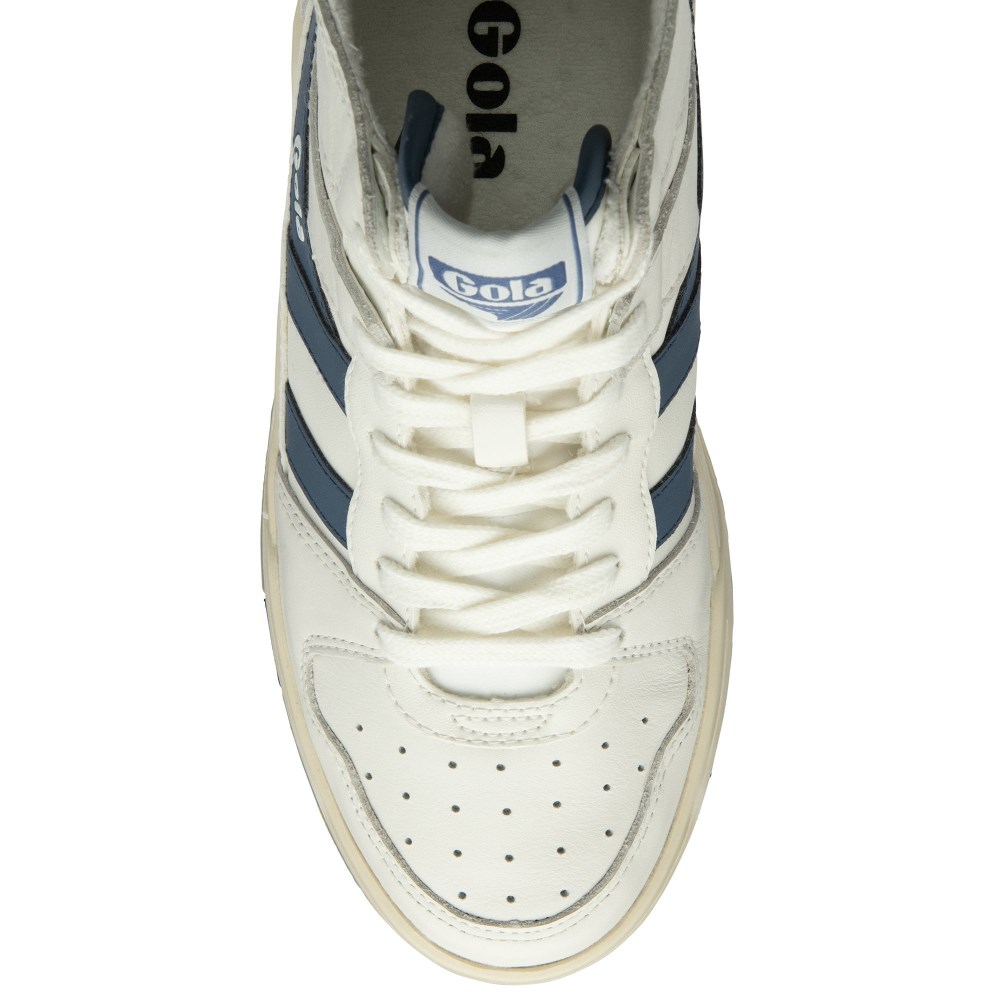 Gola Classics Women's Allcourt High Sneakers - White/Moonlight