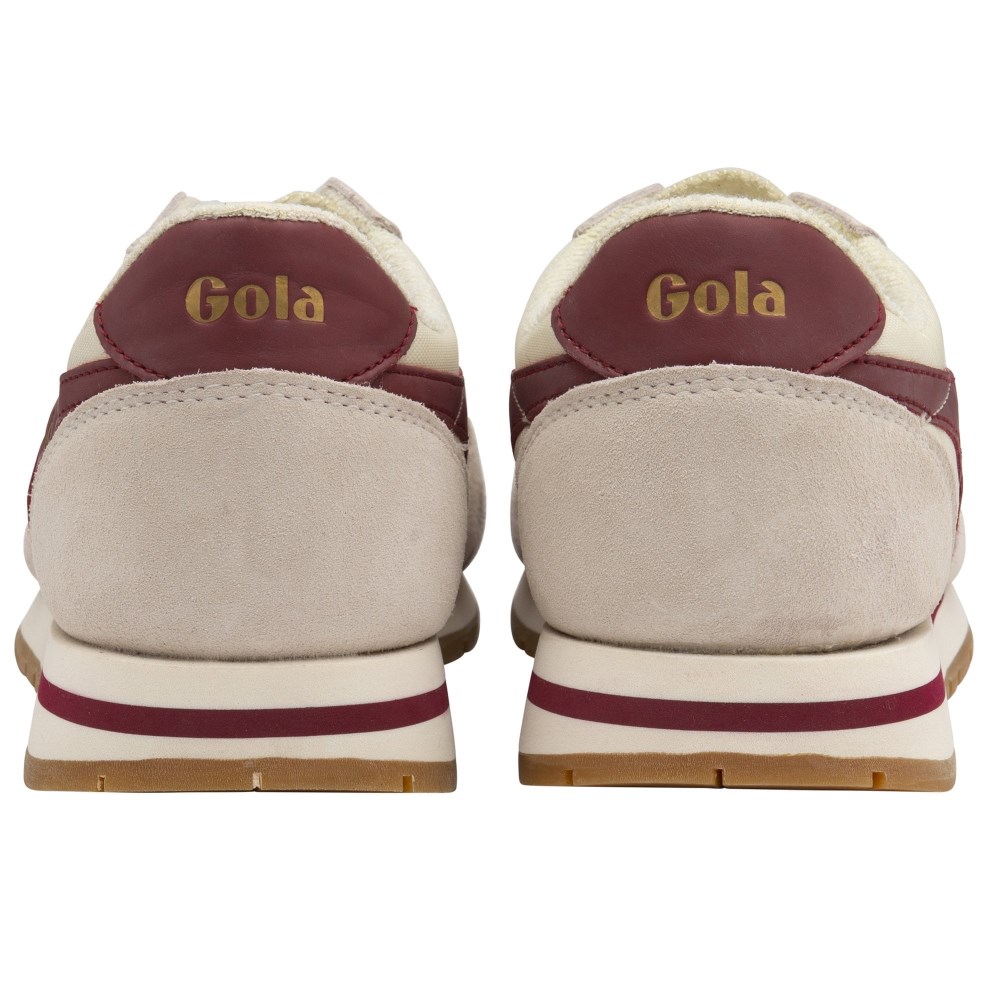 Gola Classics Men's Daytona Sneakers - Off White/Deep Red/Gum