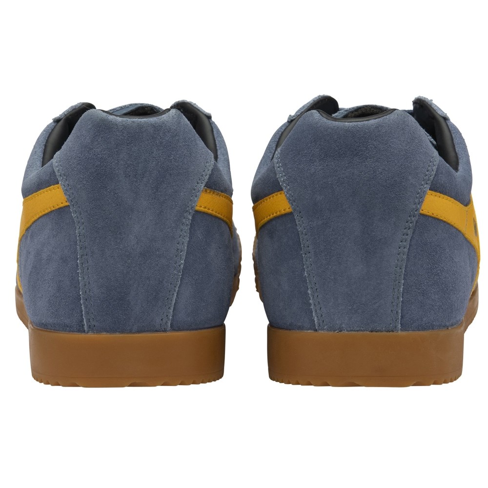 Gola Classics Men's Harrier Suede Sneakers - Moonlight/Sun/Black